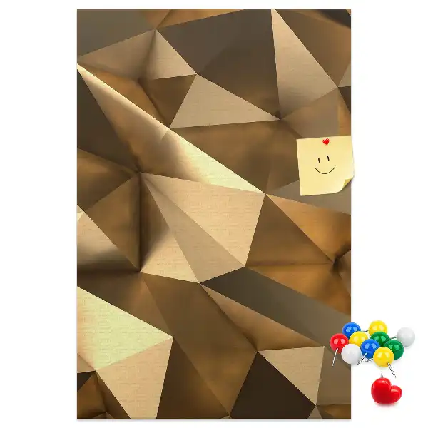 Panou din plută cu motiv abstract tridimensional