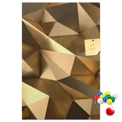 Panou din plută cu motiv abstract tridimensional
