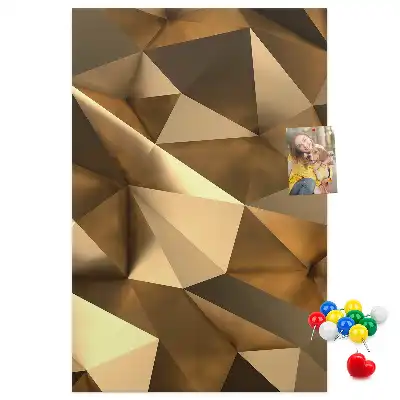 Panou din plută cu motiv abstract tridimensional