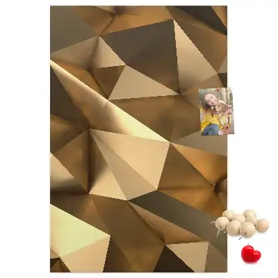 Panou din plută cu motiv abstract tridimensional