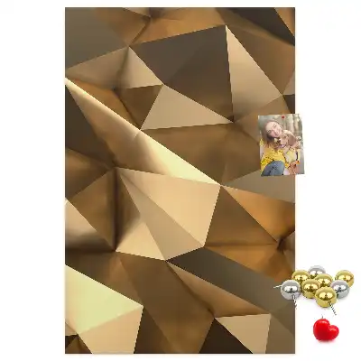 Panou din plută cu motiv abstract tridimensional