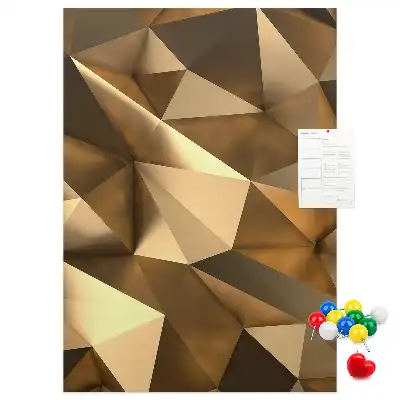 Panou din plută cu motiv abstract tridimensional