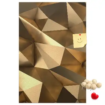 Panou din plută cu motiv abstract tridimensional