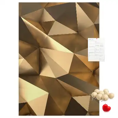 Panou din plută cu motiv abstract tridimensional