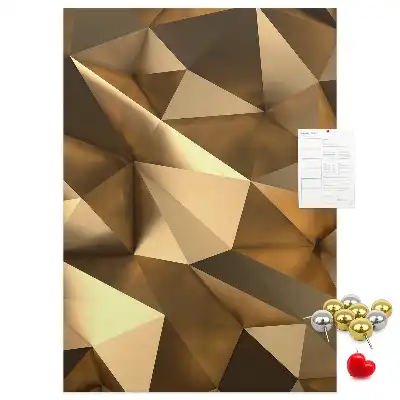 Panou din plută cu motiv abstract tridimensional