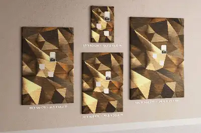 Panou din plută cu motiv abstract tridimensional