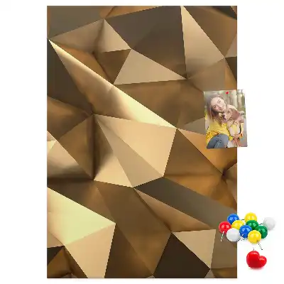 Panou din plută cu motiv abstract tridimensional