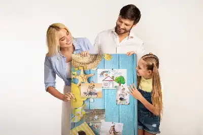 Panou din plută cu tematică de plajă