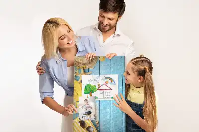 Panou din plută cu tematică de plajă