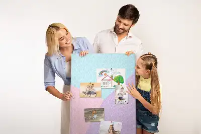 Panou din plută cu model pastelat
