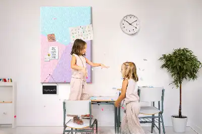 Panou din plută cu model pastelat
