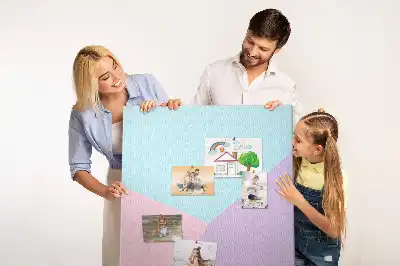 Panou din plută cu model pastelat