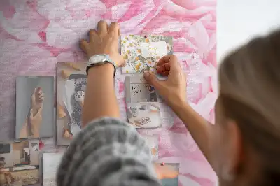 Panou din plută model Flori de vară