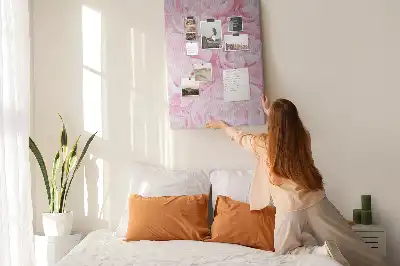 Panou din plută model Flori de vară