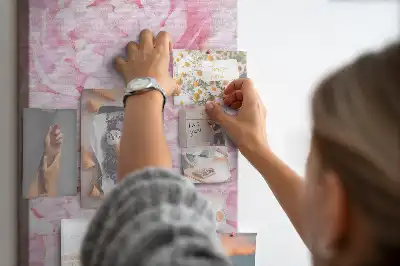 Panou din plută model Flori de vară