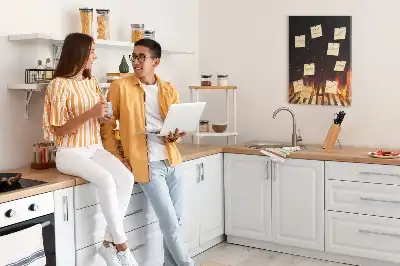 Panou din plută model Flăcări la grătar