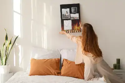 Panou din plută model Flăcări la grătar