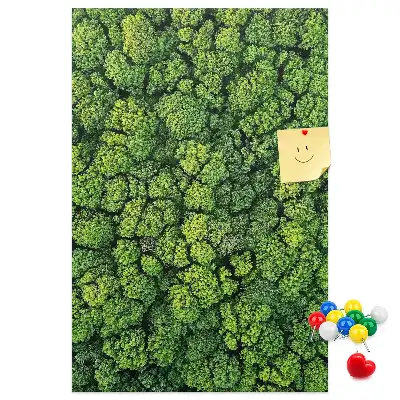 Panou din plută cu motiv forestier