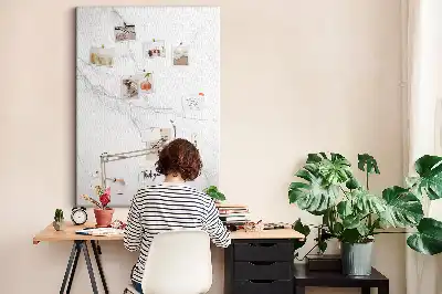 Panou din plută cu model piatră de marmură