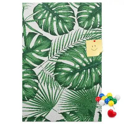 Panou din pluta Frunze verzi de monstera