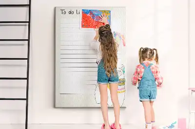 Panou de pluta O listă de vise de îndeplinit