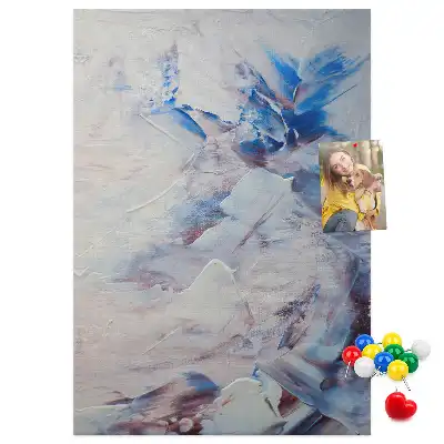 Panou din pluta Abstracție pictată