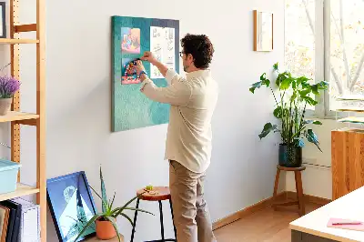 Panou de pluta Abstracție în culorile mării