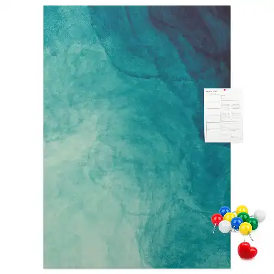 Panou de pluta Abstracție în culorile mării