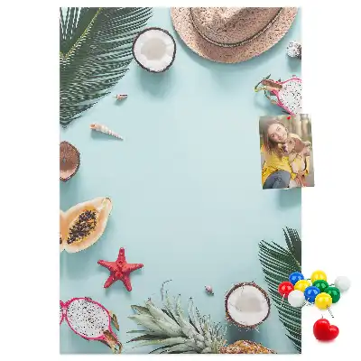 Panou de plută pentru aranjamente de vacanță