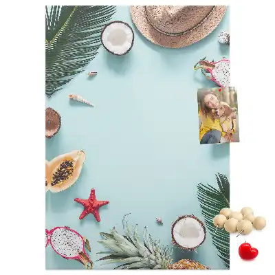 Panou de plută pentru aranjamente de vacanță