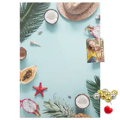 Panou de plută pentru aranjamente de vacanță