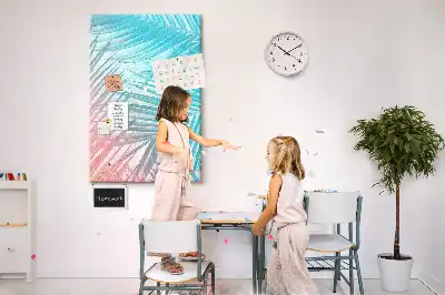 Panou din plută cu model frunze de palmier