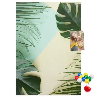 Panou de plută cu model tropical Monstera