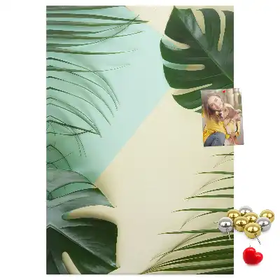 Panou de plută cu model tropical Monstera
