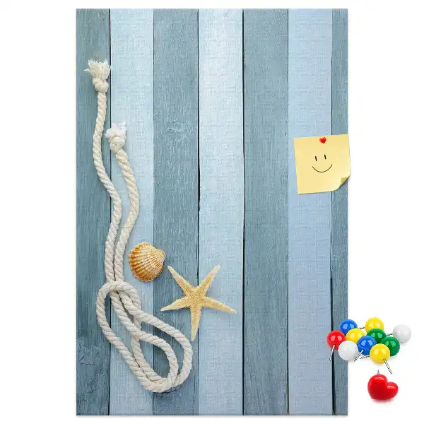 Panou de plută cu design accesorii nautice
