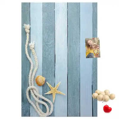 Panou de plută cu design accesorii nautice