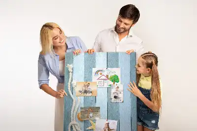 Panou de plută cu design accesorii nautice