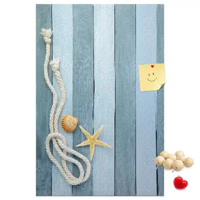 Panou de plută cu design accesorii nautice