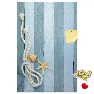 Panou de plută cu design accesorii nautice