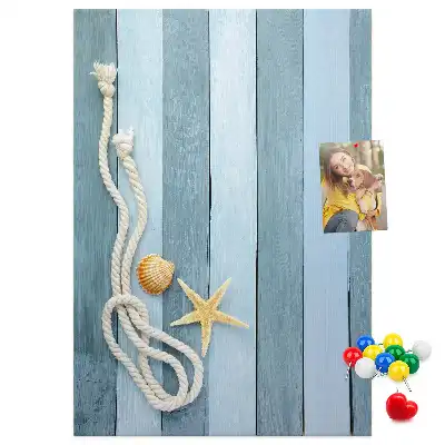 Panou de plută cu design accesorii nautice