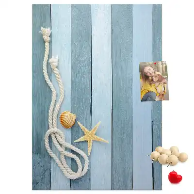 Panou de plută cu design accesorii nautice