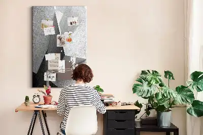 Panou din plută model Geometrie abstractă