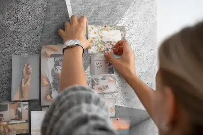 Panou din plută model Geometrie abstractă