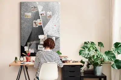 Panou din plută model Geometrie abstractă