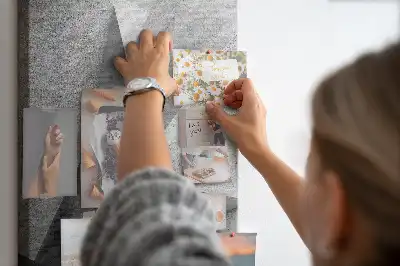 Panou din plută model Geometrie abstractă