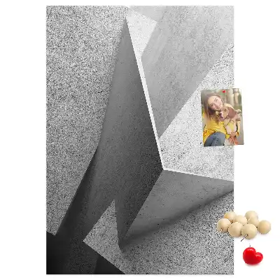 Panou din plută model Geometrie abstractă