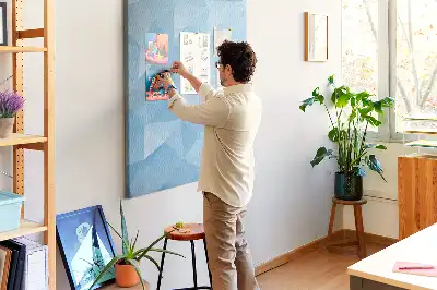 Panou din plută cu motiv geometric