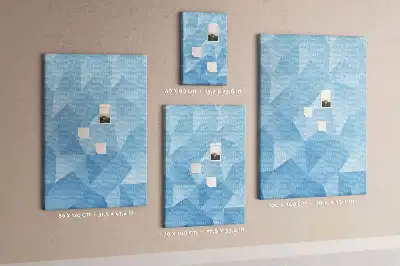Panou din plută cu motiv geometric