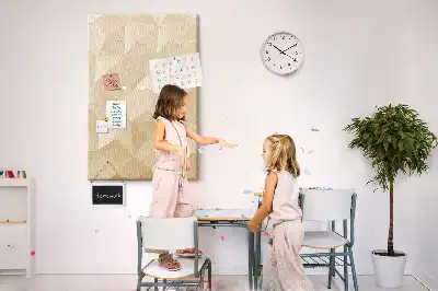 Panou de plută cu motiv liniar