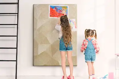 Panou de plută cu motiv liniar